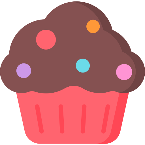 Cup cake Special Flat icon