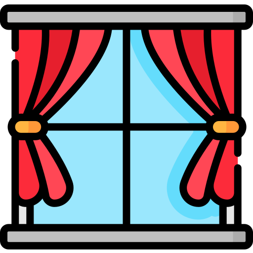 Curtain Special Lineal color icon