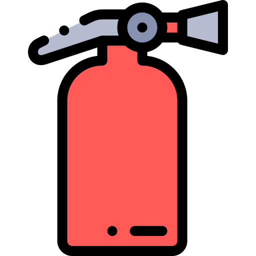 feuerlöscher Detailed Rounded Lineal color icon