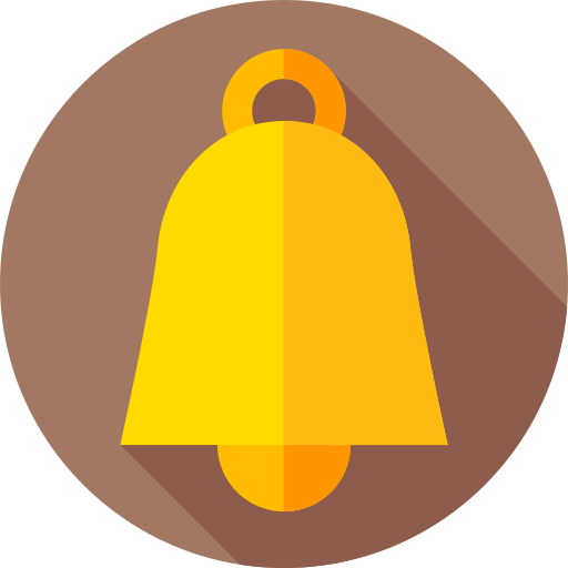 Bell Flat Circular Flat icon