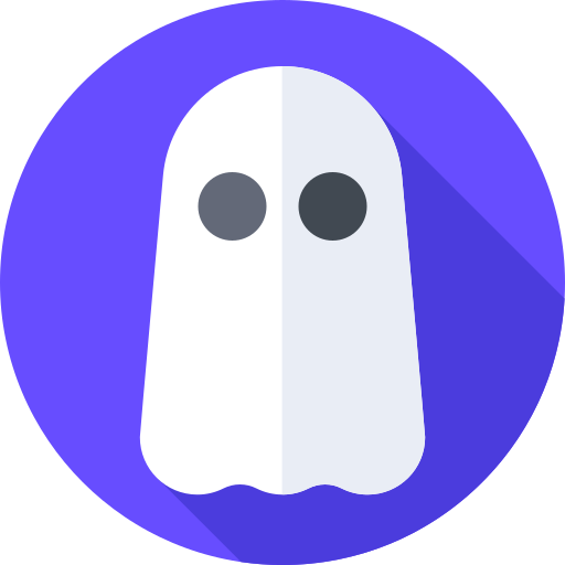Fantasma Flat Circular Flat icono