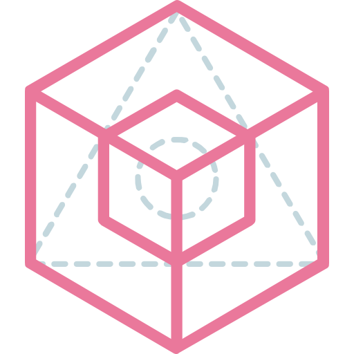 icosaedro Roundicons Flat icono