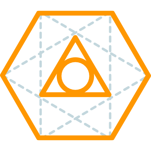oktaedr Roundicons Flat ikona