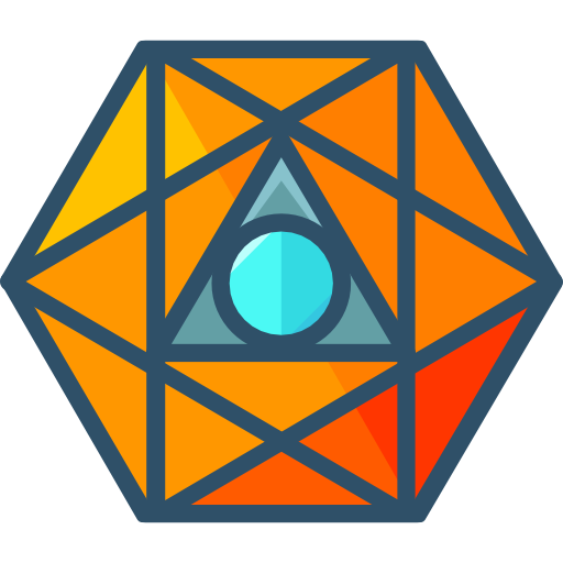 oktaeder Roundicons Flat icon