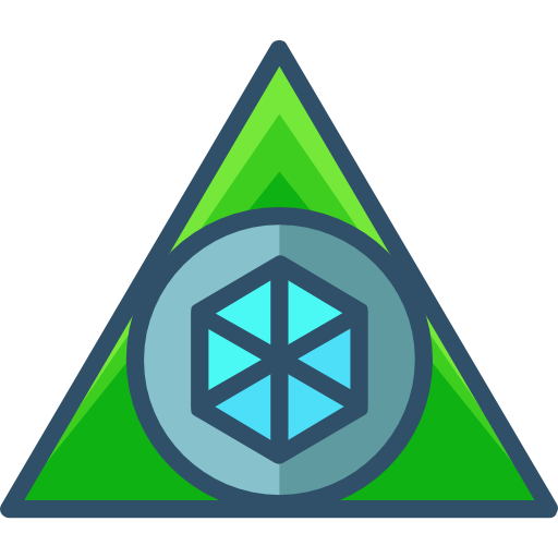 triángulo Roundicons Flat icono