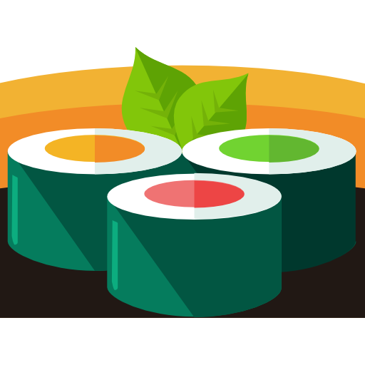 sushi Roundicons Flat icoon