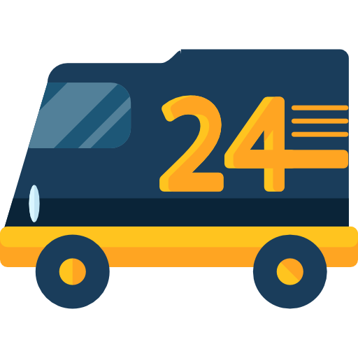 Delivery truck Roundicons Flat icon