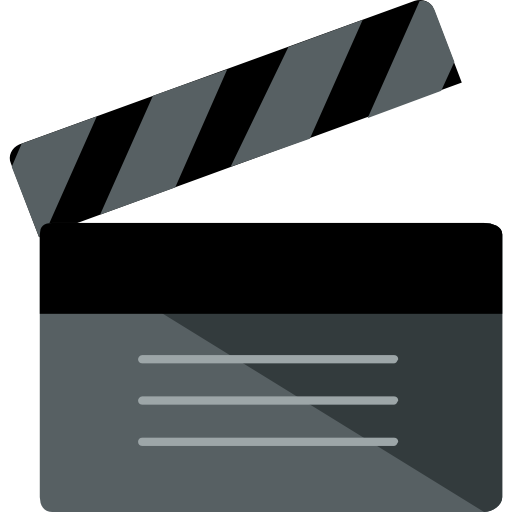 clapperboard Roundicons Flat icon