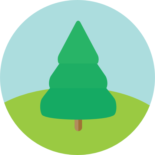 Tree Roundicons Circle flat icon