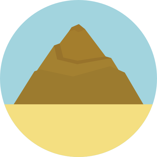 山 Roundicons Circle flat icon