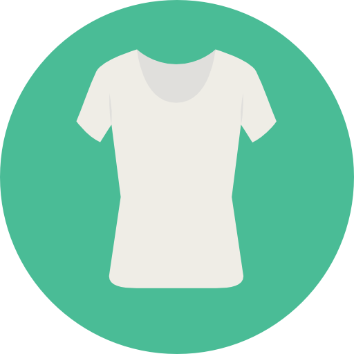 Shirt Roundicons Circle flat icon