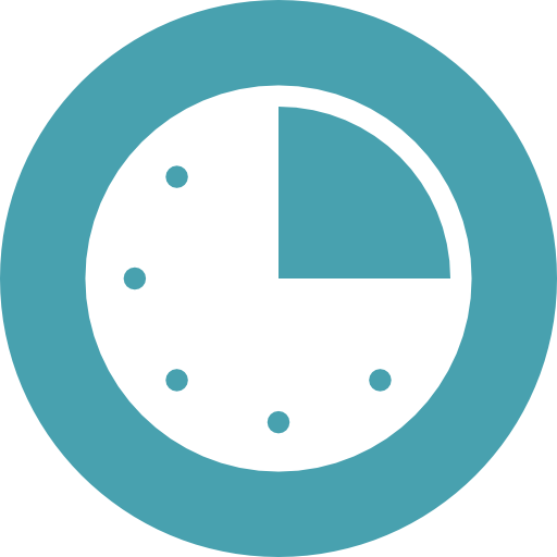 reloj Roundicons Circle flat icono