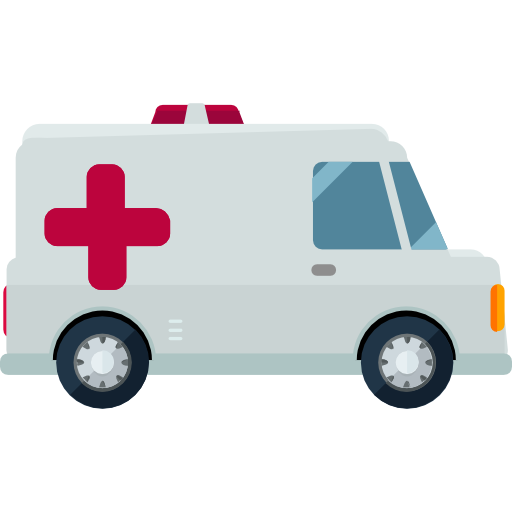 ambulancia Roundicons Flat icono