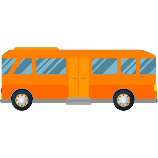 autobus Roundicons Flat icona