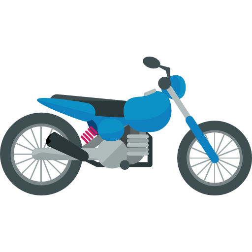 motocykl Roundicons Flat ikona