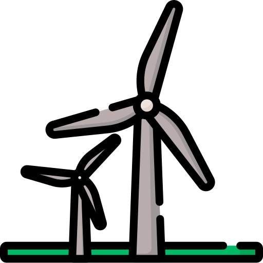풍력 에너지 Special Lineal color icon