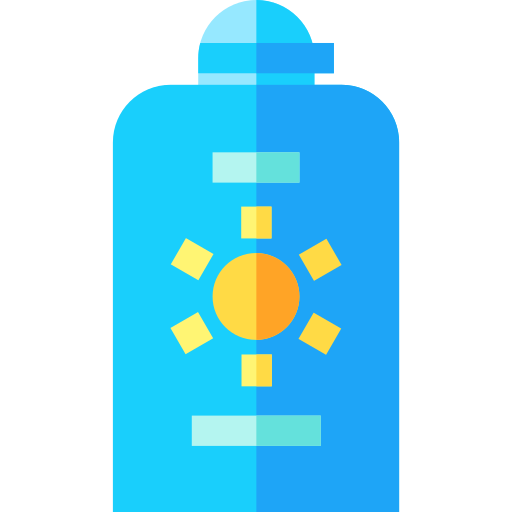 Sunscreen Basic Straight Flat icon