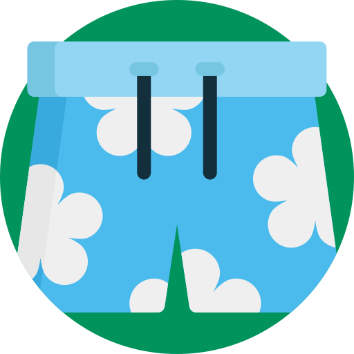 badeanzug Detailed Flat Circular Flat icon