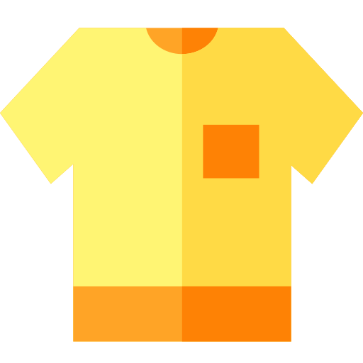 T-shirt Basic Straight Flat icon