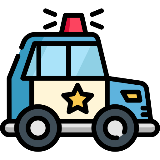 警察車両 Special Lineal color icon