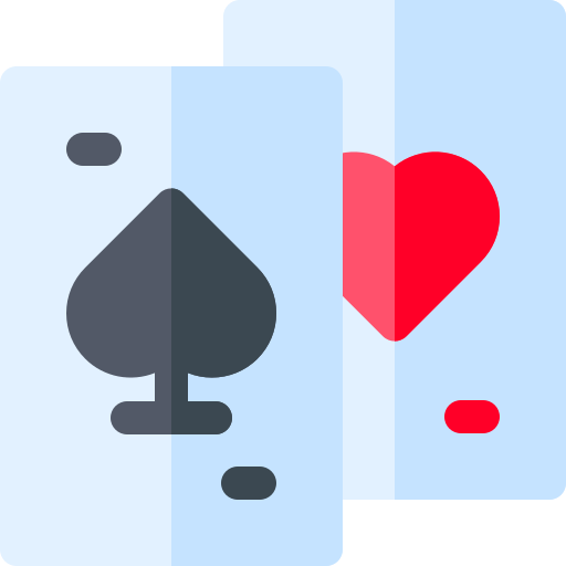 giocando a carte Basic Rounded Flat icona
