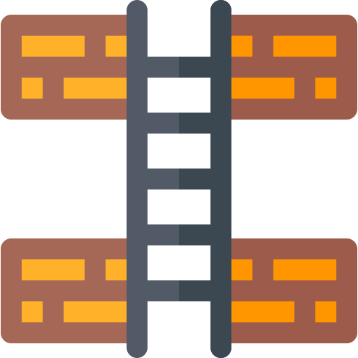 plataformas Basic Rounded Flat icono