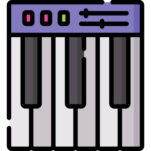 Piano Special Lineal color icono
