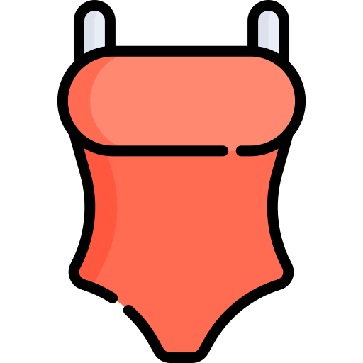 Swimsuit Kawaii Lineal color icon