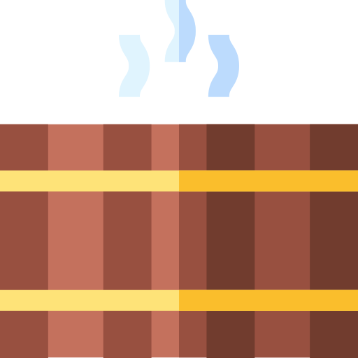 Sauna Basic Straight Flat icon