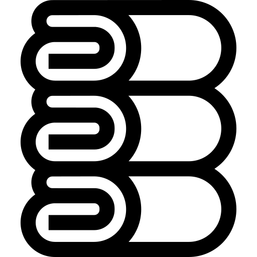 asciugamano Basic Straight Lineal icona