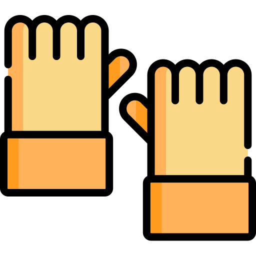 Перчатки Kawaii Lineal color иконка