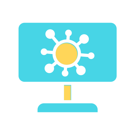 virus informático Generic color fill icono