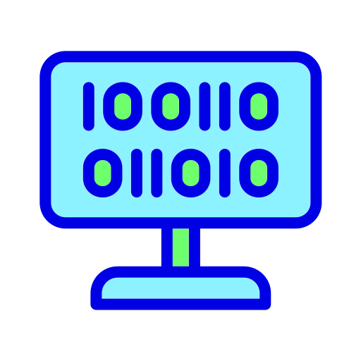 codificación informática Generic color lineal-color icono