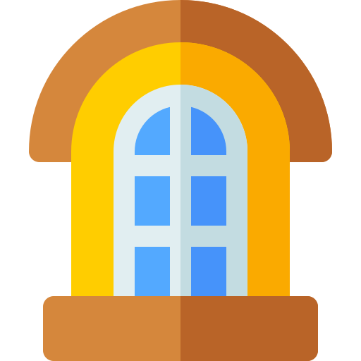 Window Basic Rounded Flat icon