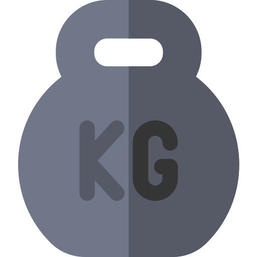 Kettlebell Basic Rounded Flat icon