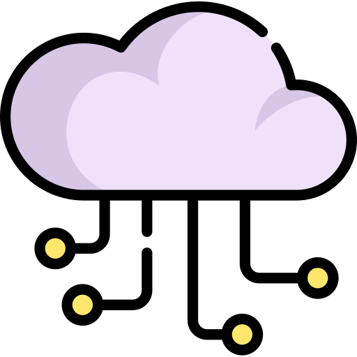nuage Special Lineal color Icône