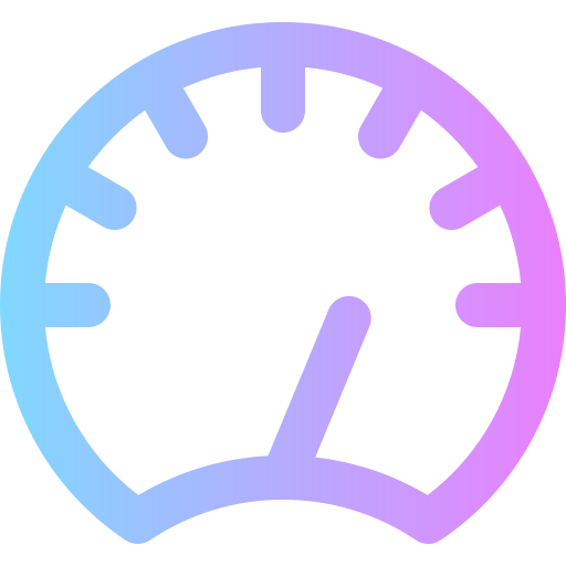 tachometer Super Basic Rounded Gradient icon