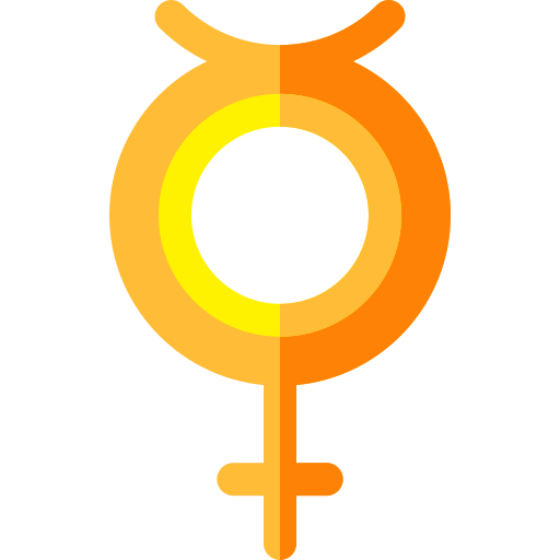 Hermaphrodite Basic Rounded Flat icon