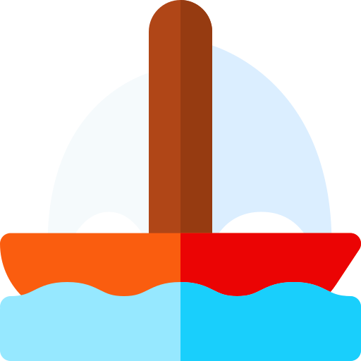 ヨット Basic Rounded Flat icon