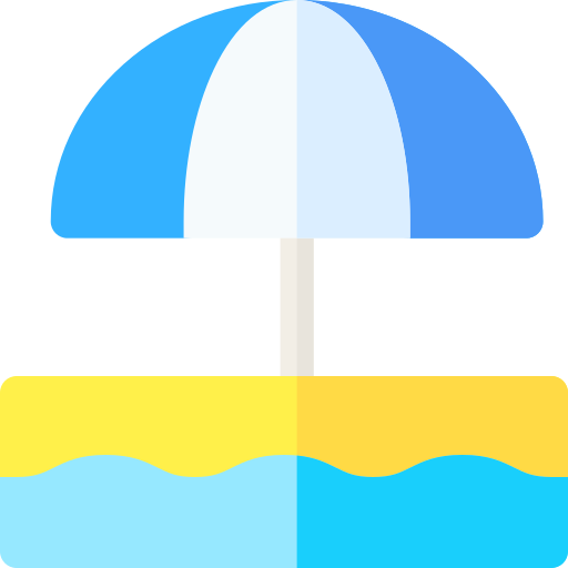 playa Basic Rounded Flat icono