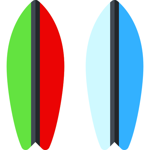 tavola da surf Basic Rounded Flat icona