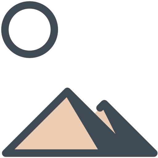 piramides Sergei Kokota Lineal Color icoon