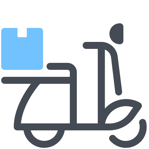 scooter Sergei Kokota Lineal Color icoon