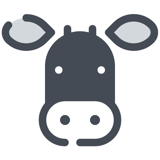 Vaca Sergei Kokota Lineal Color icono