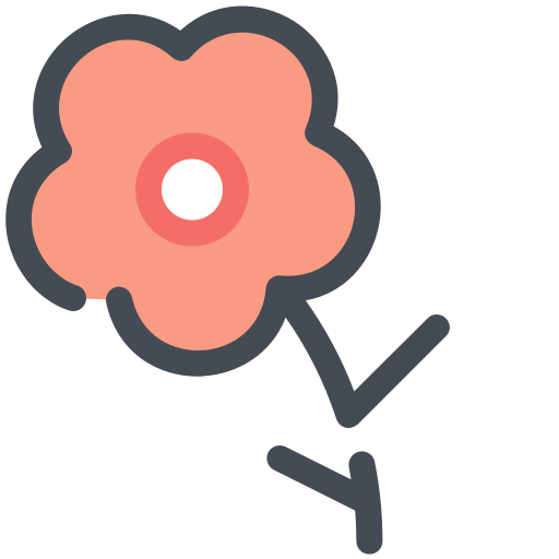 kwiat Sergei Kokota Lineal Color ikona