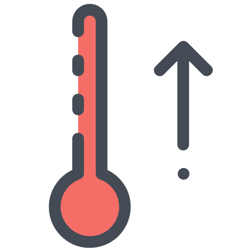 Высокая температура Sergei Kokota Lineal Color иконка