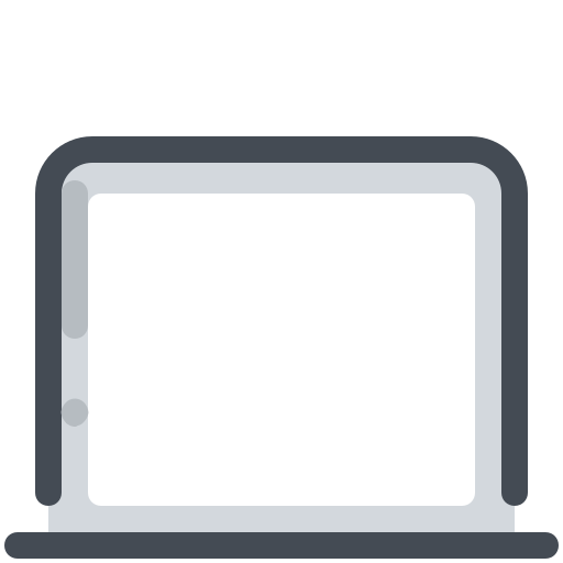 laptop Sergei Kokota Lineal Color icoon