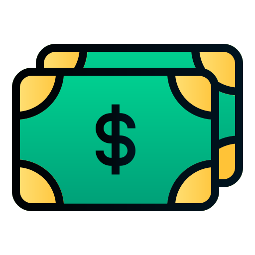 Деньги Andinur Lineal Color Gradient иконка