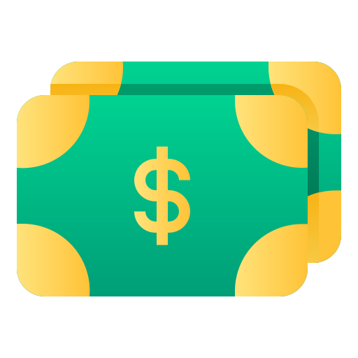 Money Andinur Flat Gradient icon
