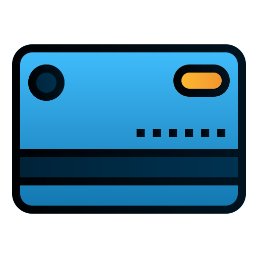 Credit card Andinur Lineal Color Gradient icon